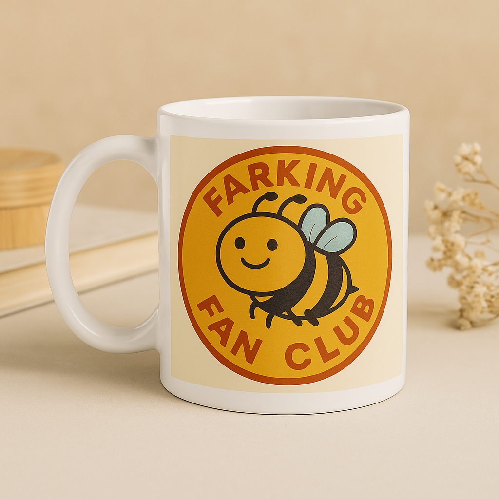 š§” Farking Fan Club Mug Official Merchandise for Bee-lievers in Chaos & Kindness