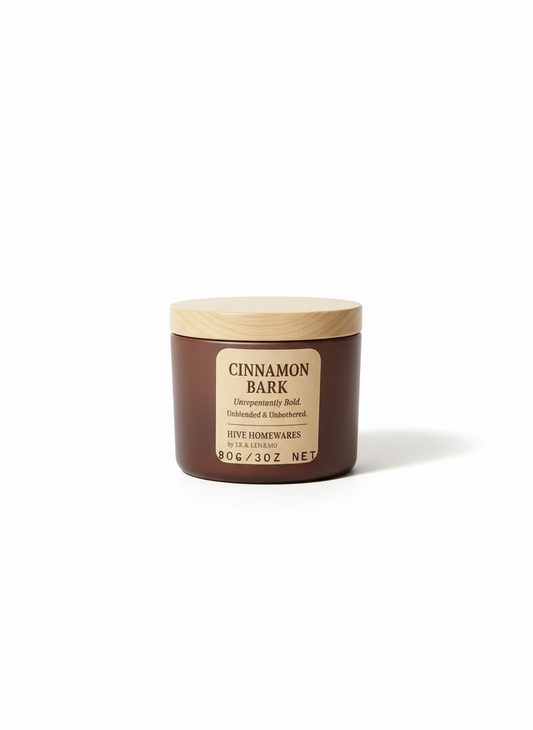 Cinnamon Bark candle. Single scent