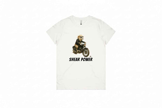 Shear Power – Biker Sheep Tee