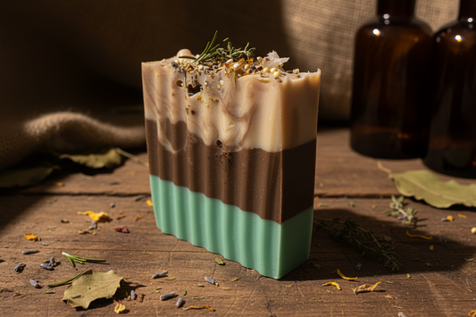Lavender Eucalyptus Honey Soap - Queen Bee Apothecary 150g bar