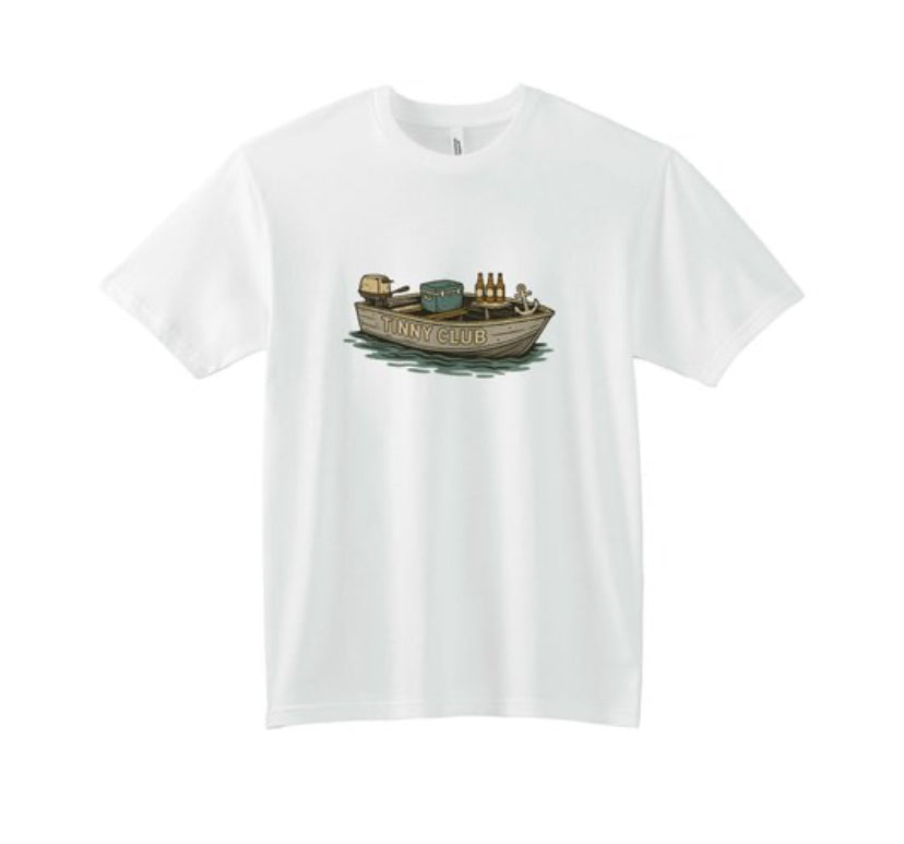 ⚓ Tinny Club Tee – Classic Aussie Boat Life Shirt