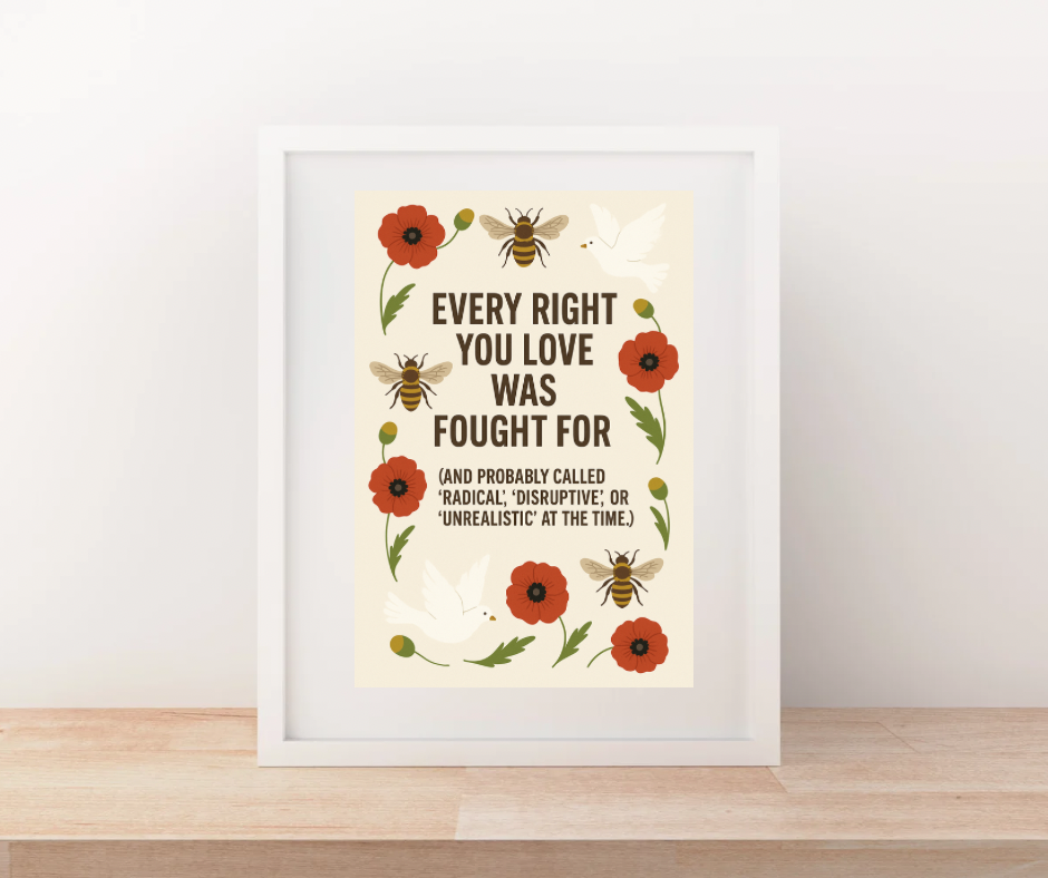 πβ¨ Every Right You Love β Rights & Resistance Poster