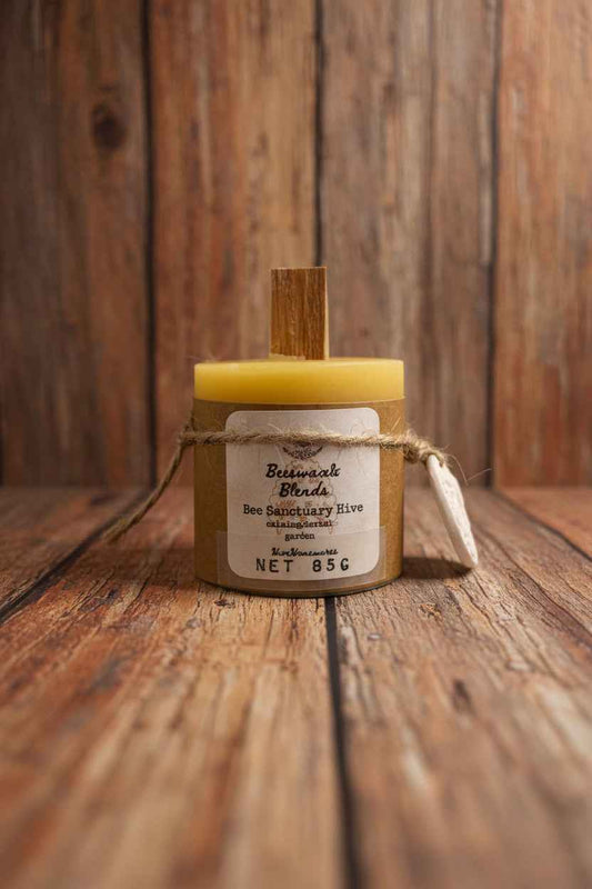 Transform Your Space with Our Pure Beeswax Aromatherapy Candle - Lavender & Rosemary