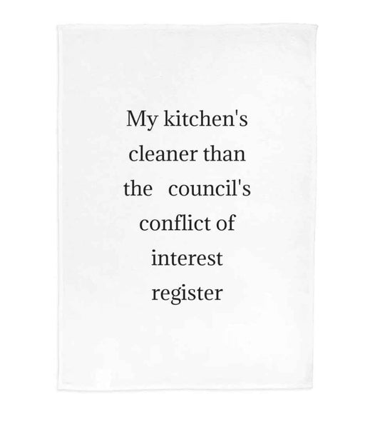 🧼 Cleaner Than Council Tea Towel