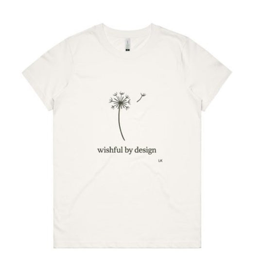 š¬ļø Wishful by Design ā Dandelion Drift Tee(organic cotton tee)