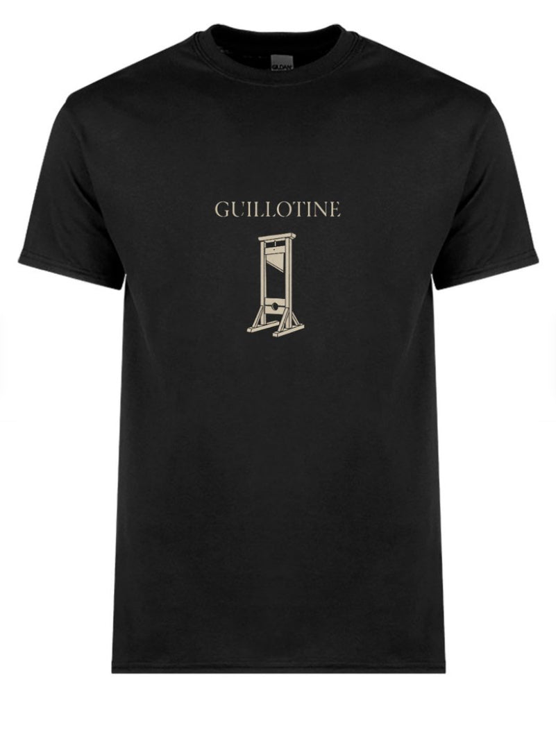 Guillotine – Beige on Black