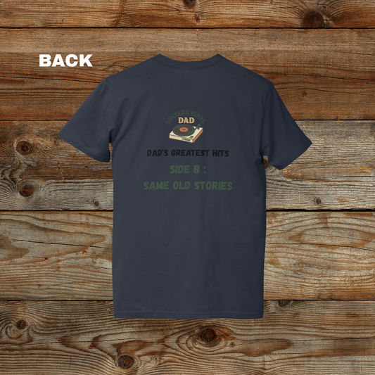 Vintage Vinyl Dad T-Shirt - Organic Cotton Comfort