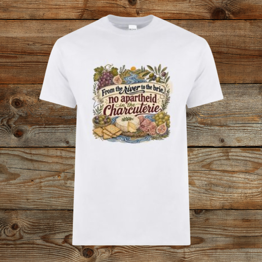 Cotton Tee. From the River to the Brie