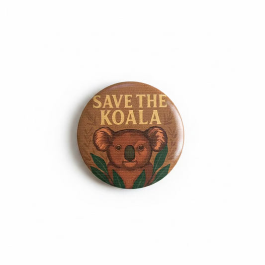 Save the Koala badge.