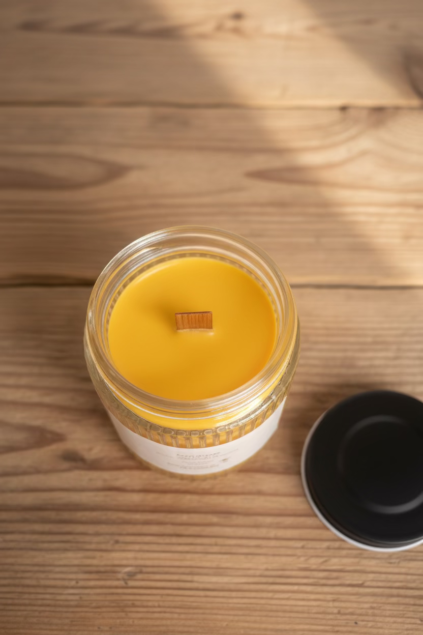 Soy beeswax blend, Sweet Orange candle. 400g