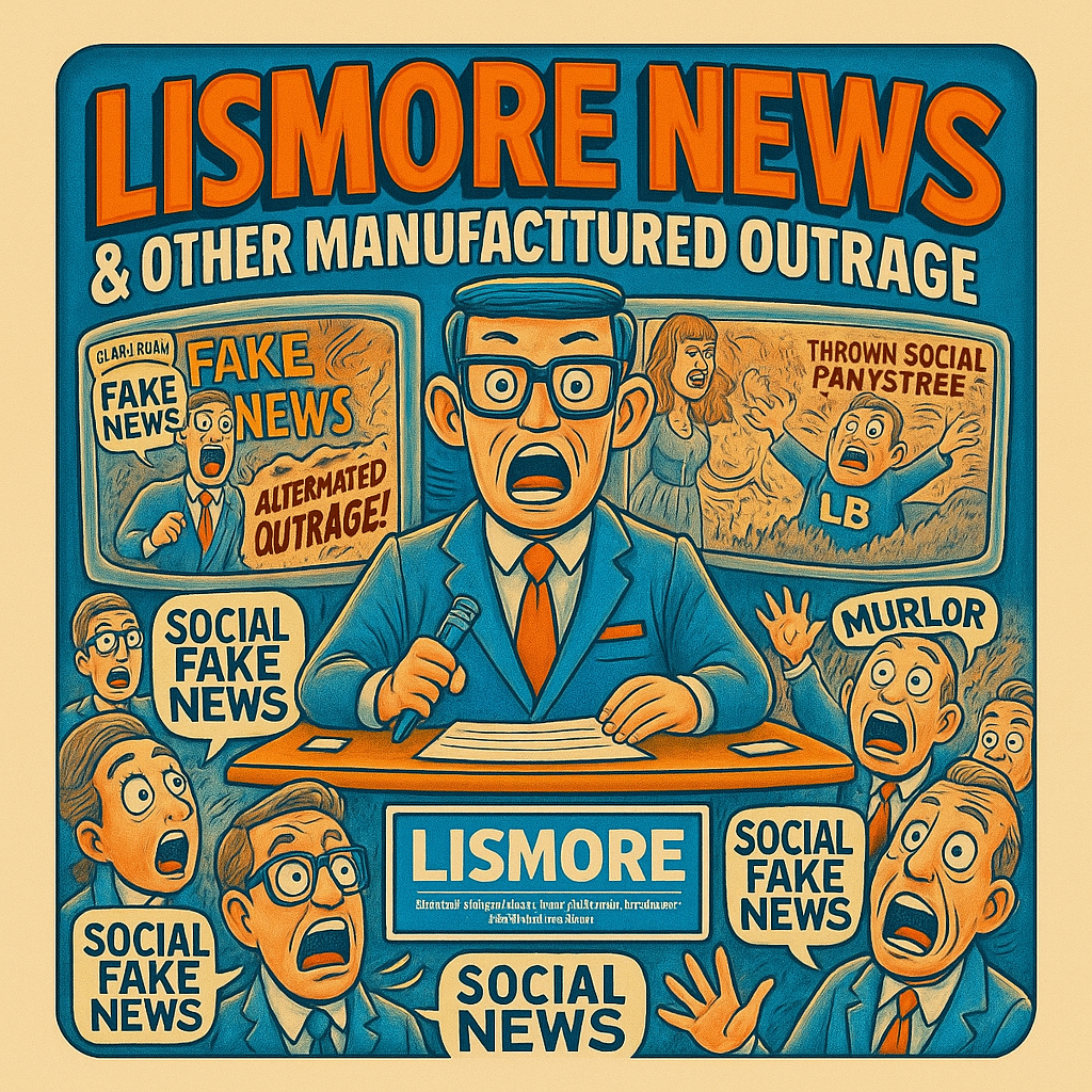 Lismore News – Satirical Sticker Collection