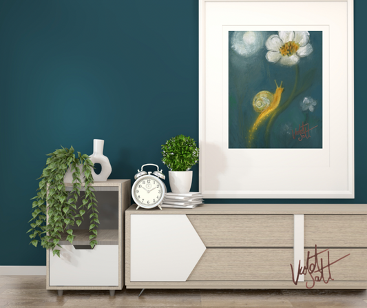 🌙 “The Moonlit Climb” (Snail & Daisy)