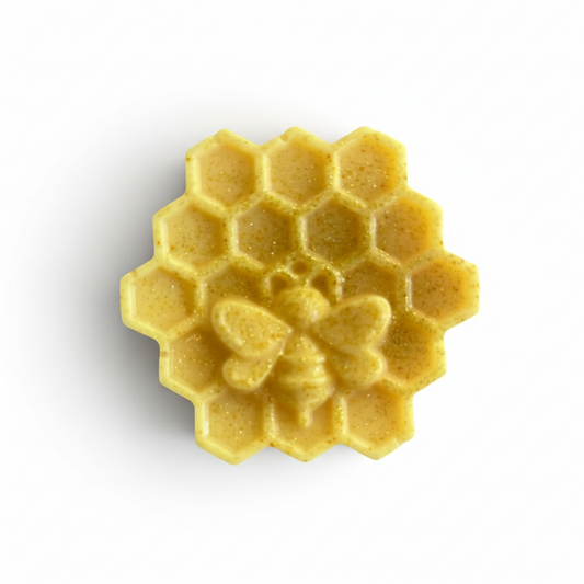 🍯 Honeycomb Bee Soap – Golden Glow Edition
