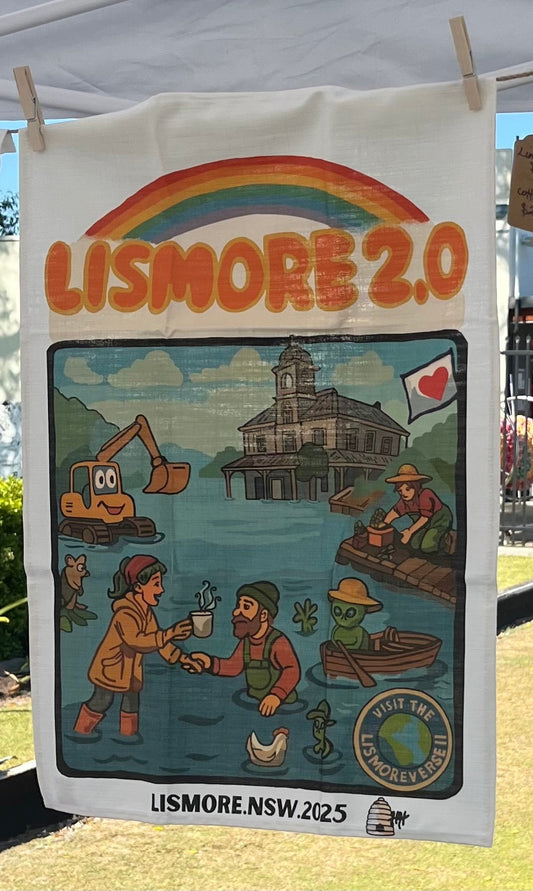 Linen tea towel - Lismore 2.0