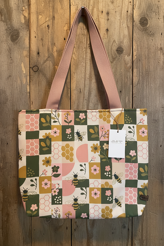 Sustainable Bee Patterned Bag: Your Eco-Friendly Companion for Stylish Living