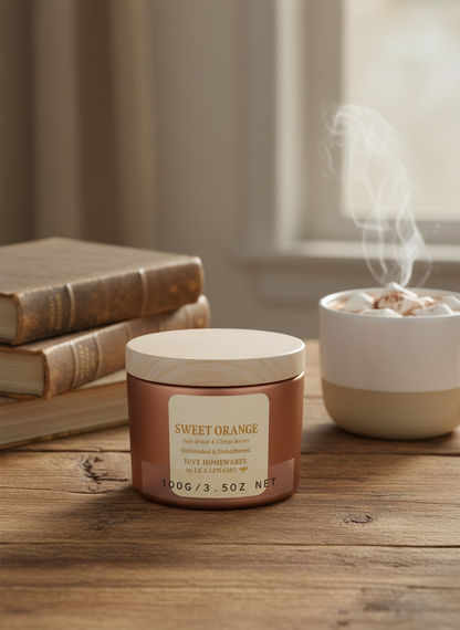 Citrus Candle. Sweet Orange, small but mighty 100g