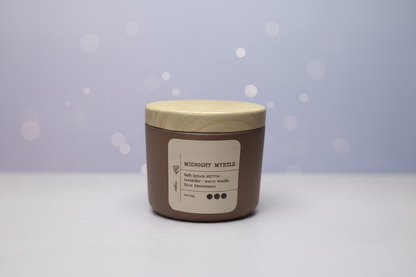 Lemon Myrtle Candle - ‘Midnight Myrtle’ - Hive Homewares
