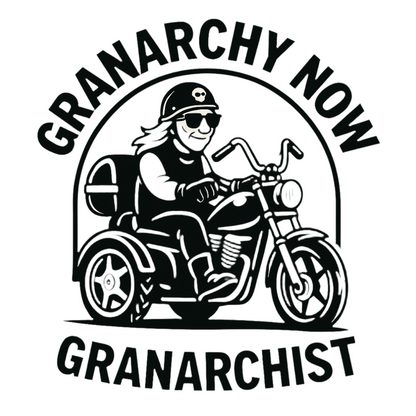 “Granarchy Now” Tee – Mobility Scooter Club Edition