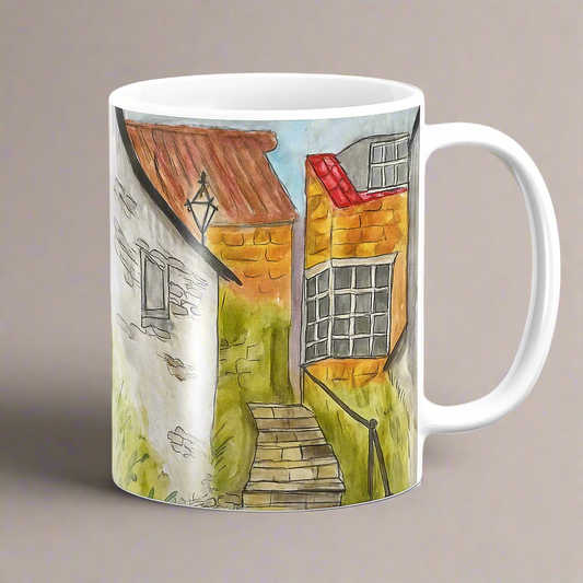 🎨 6. “The Winding Way” Watercolour Mug