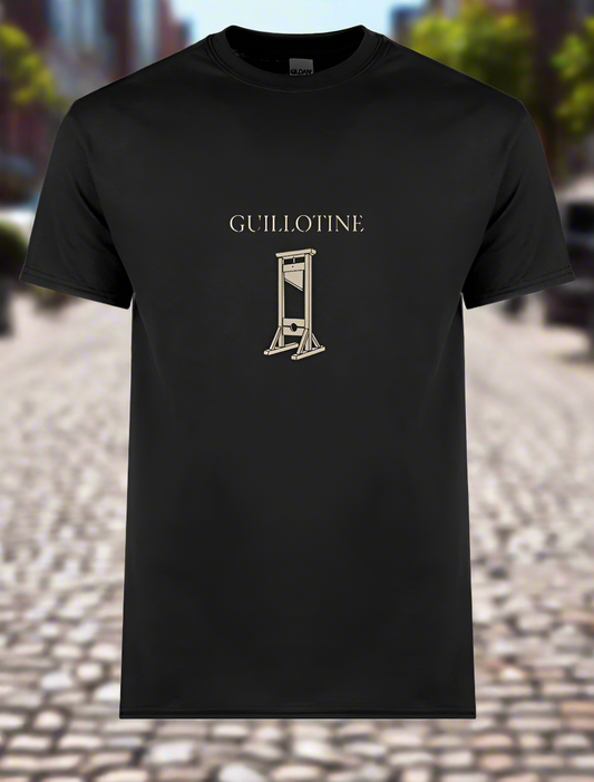Guillotine – Beige on Black