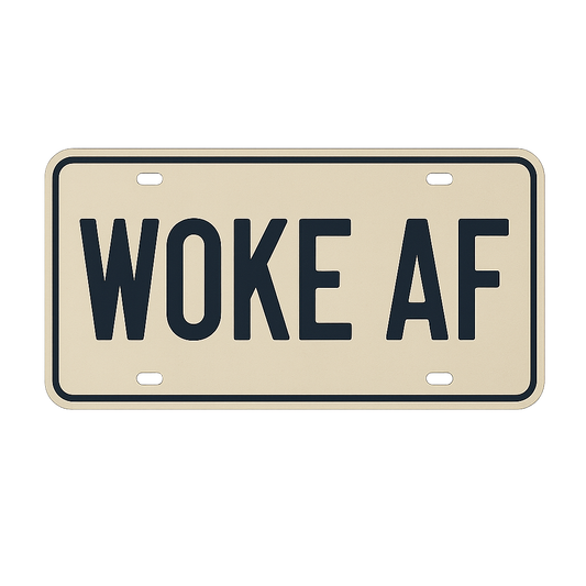 WOKE AF | Vintage Plate Tee
