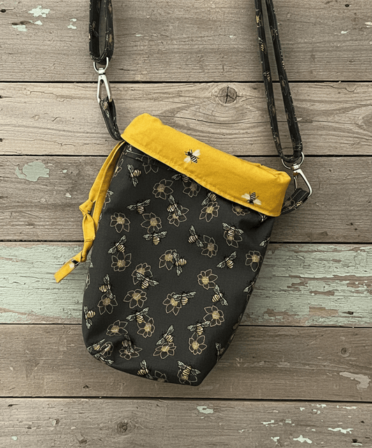The Little Bee Sidekick Bag. Lazy Daisy Creations