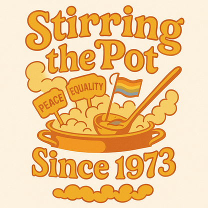 “Stirring the Pot Since 1973” — Aquarius Edition Tea Towel (Revolution Strength)