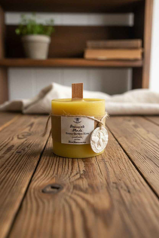 Pure Beeswax pillar - Hive Garden