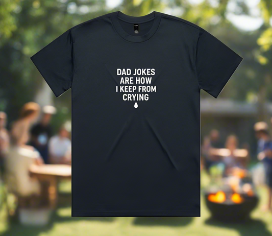 Dad Jokes: My Emotional Support System Tee