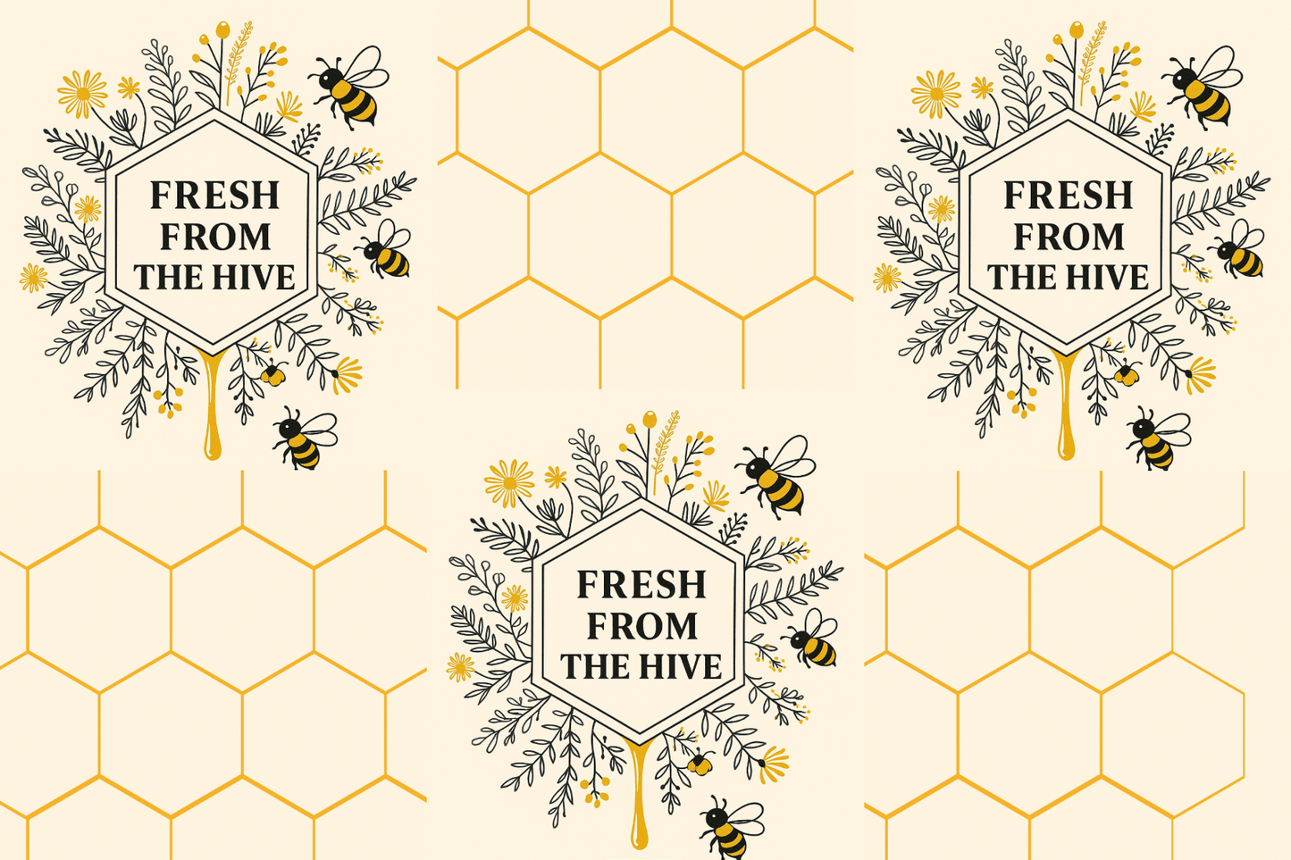 🍯 Fresh From the Hive. Raw Honey – 370g gift jar.   (Koala Country)