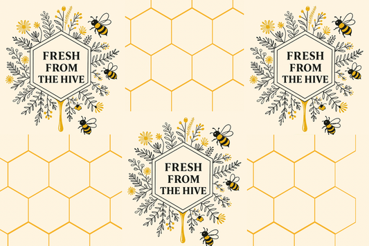 🍯 Fresh From the Hive. Raw Honey – 370g gift jar.   (Koala Country)