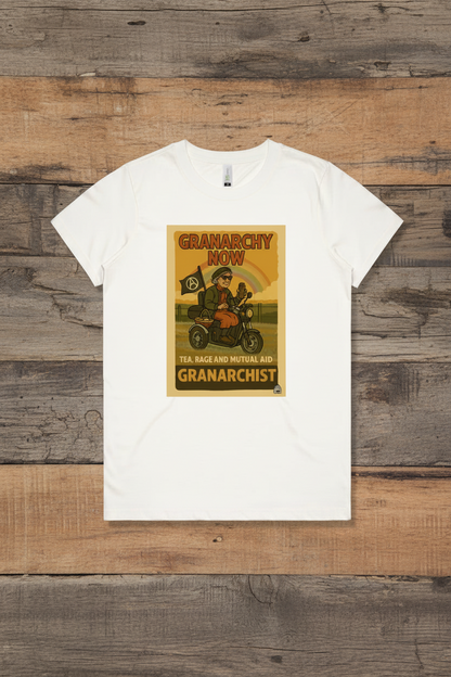 Organic Cotton Tee for Women - ‘Granarchy Now’ Women's Fit