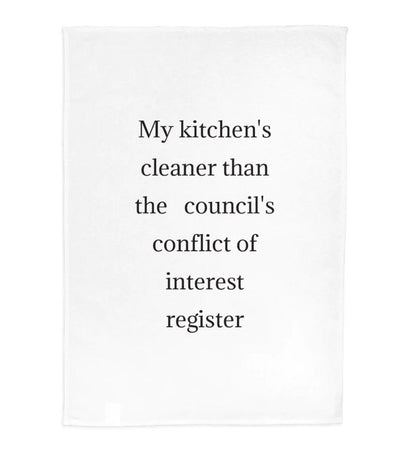 🧼 Cleaner Than Council Tea Towel