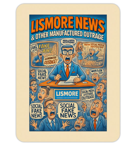 Lismore News – Satirical Sticker Collection