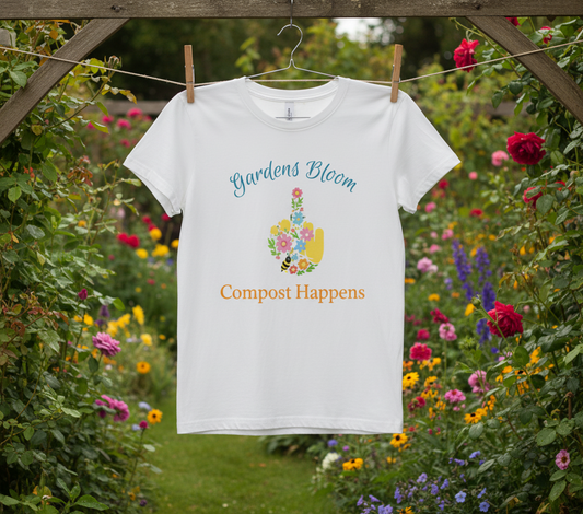 Organic cotton gardens bloom tshirt