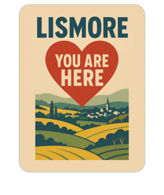 ✨ Lismore “You Are Here” Retro Sticker Collection