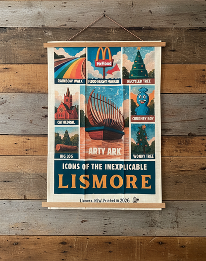 Linen Tea Towel Lismore - Exquisite Icons for Your Kitchen