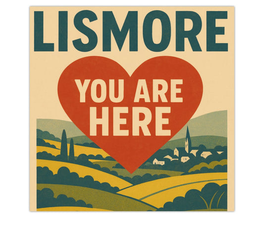 ✨ Lismore “You Are Here” Retro Sticker Collection