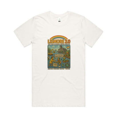 Lismore 2.0: The Psychedelic Survival Tee. Organic Cotton