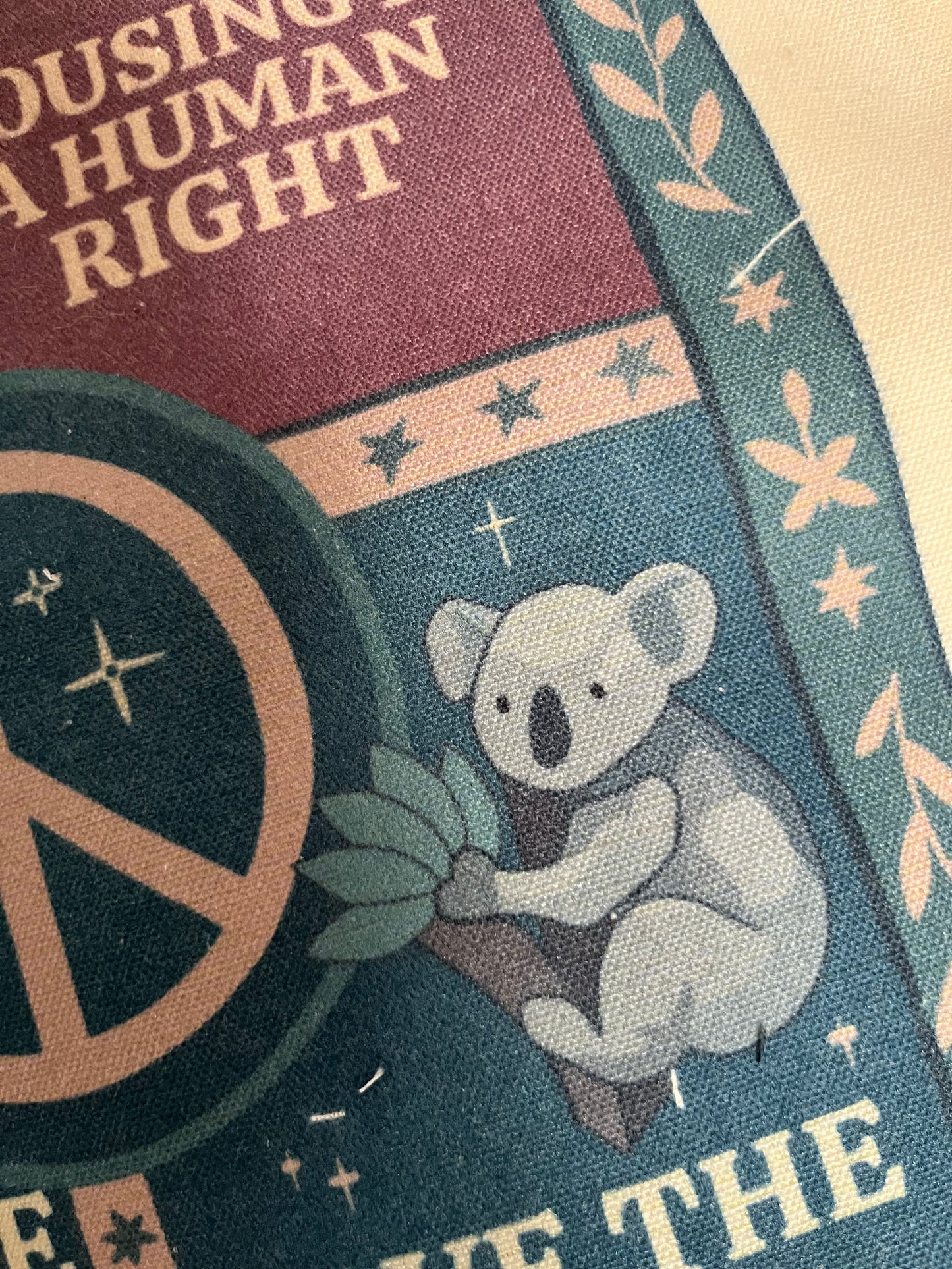 Peace, Housing & Climate Justice – Activist Tote Bag