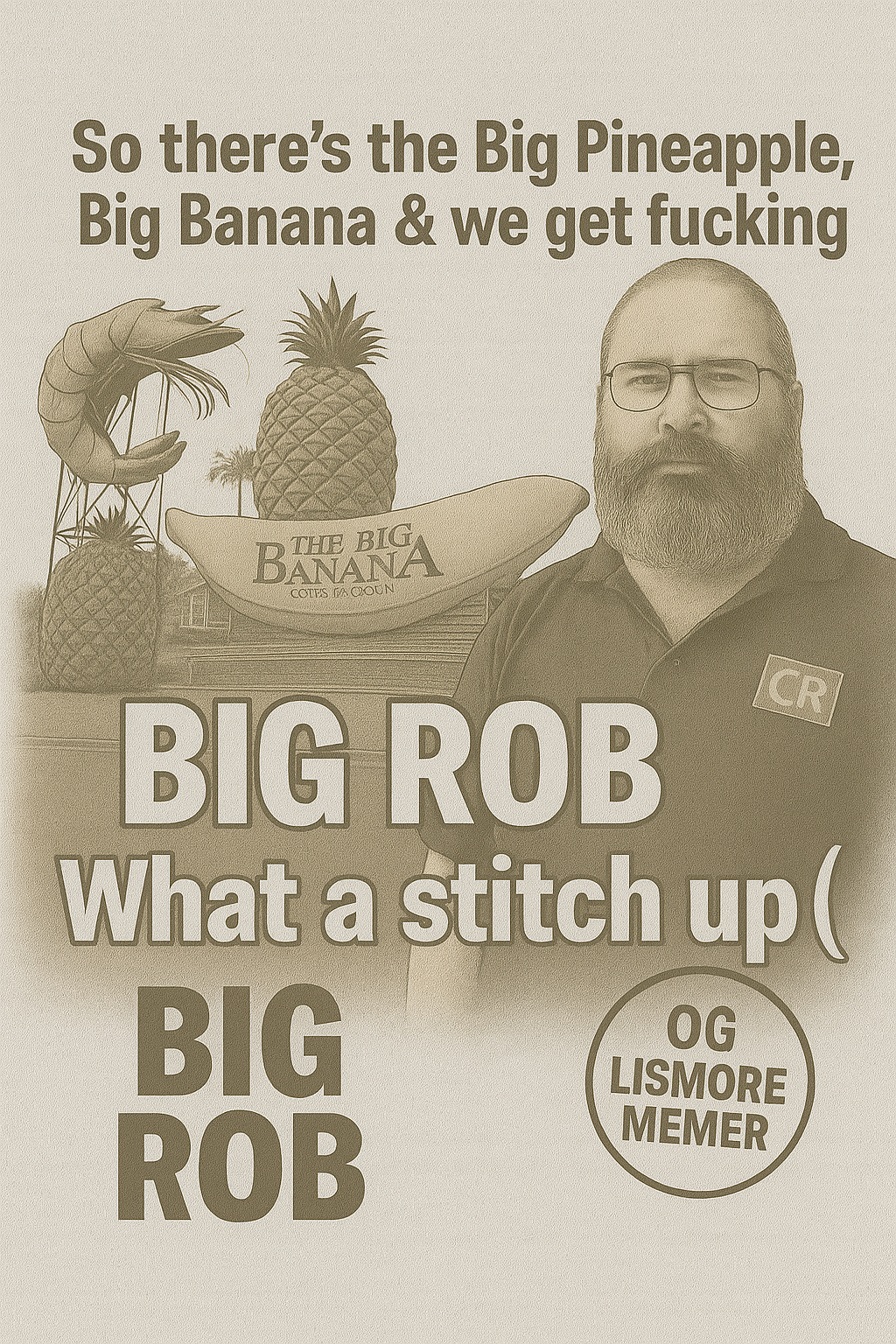 BIG ROB: What a Stitch Up (OG Lismore Edition)