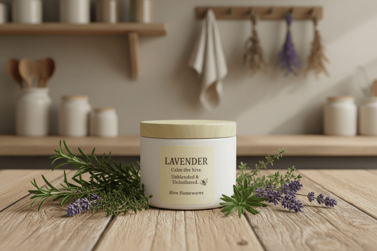 Lavender soy candle