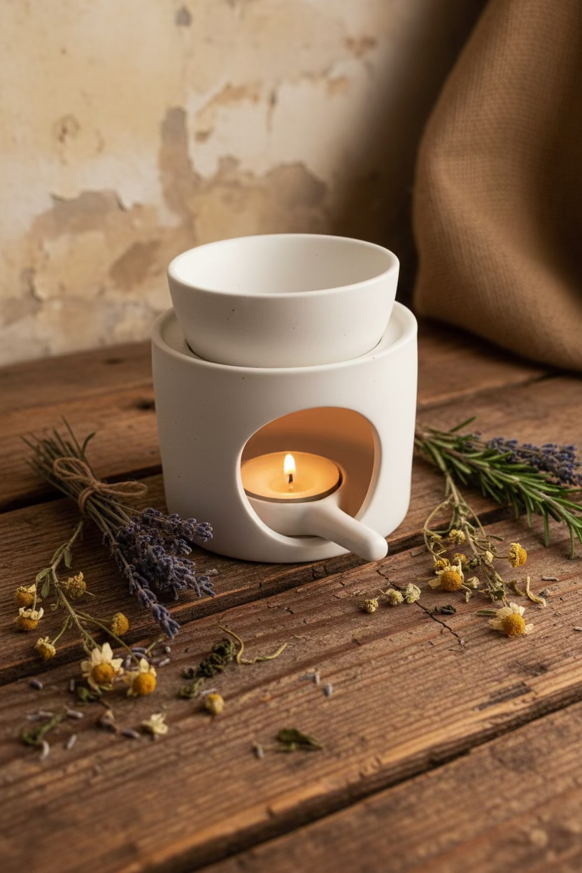 Wax and Oil Burner for Aromatherapy and Home Fragrance - Enhance Your Space