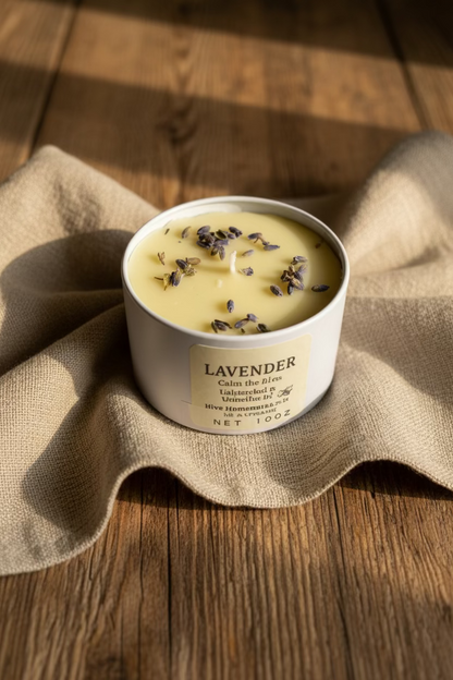 Lavender Soy Candle - Unblended & Unbothered for Relaxation 100g