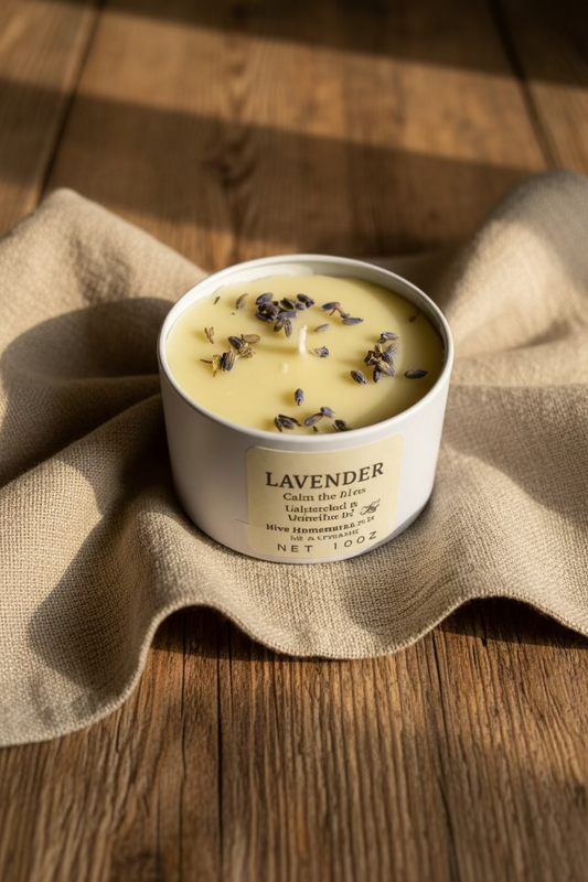 Lavender Soy Candle - Unblended & Unbothered for Relaxation 100g