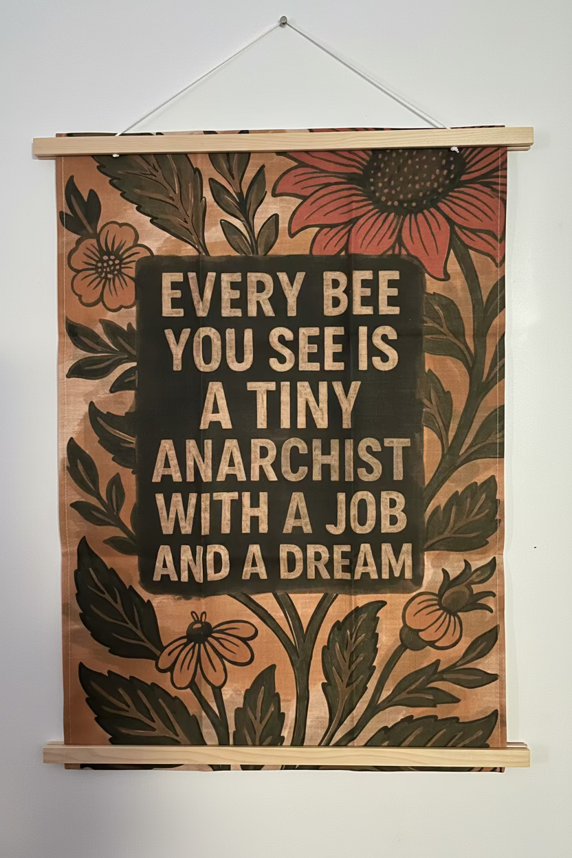 Linen Tea Towel — Every Bee