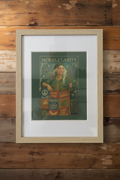 Moral Clarity Framed Print - Inspiring Art for Your Space