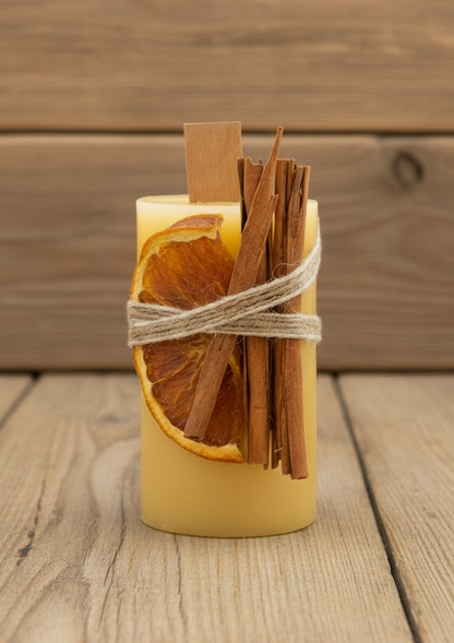 Pure Beeswax pillar candles. Bee Hive Garden