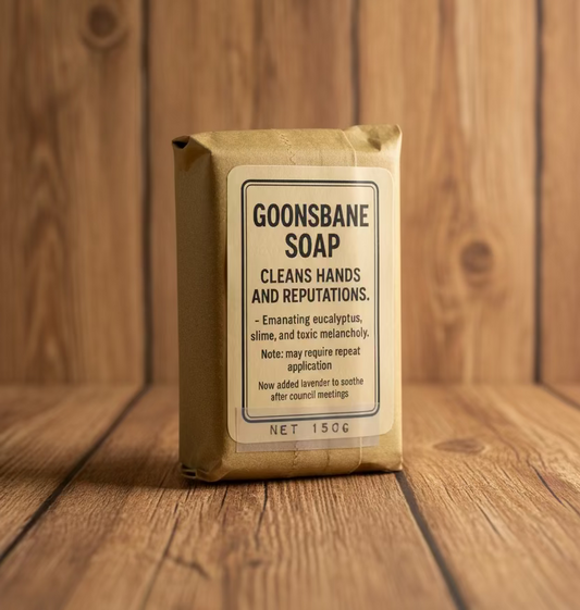 Goonsbane Handmade Soap for Impeccable Clean Hands and Reputations
