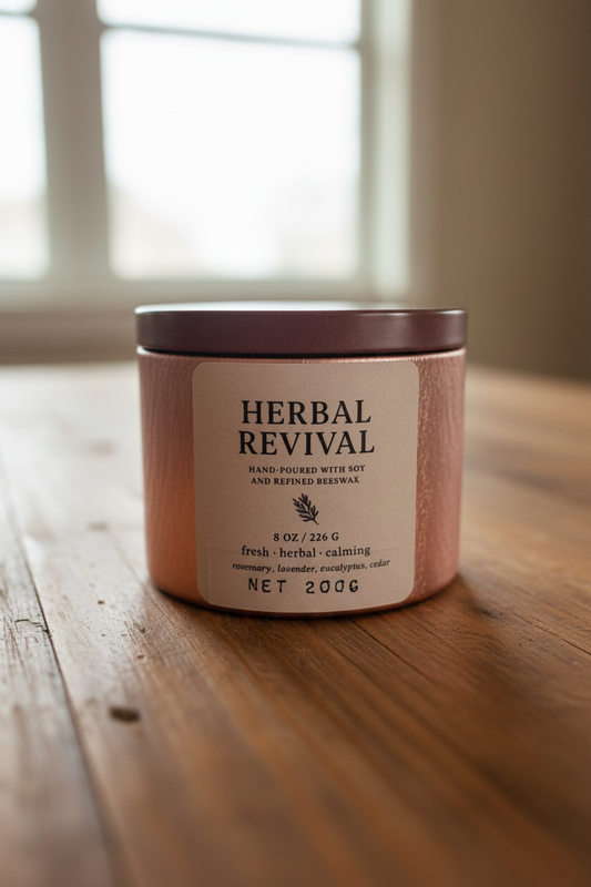Herbal Revival Candle for Aromatherapy and Relaxation Experience 200g